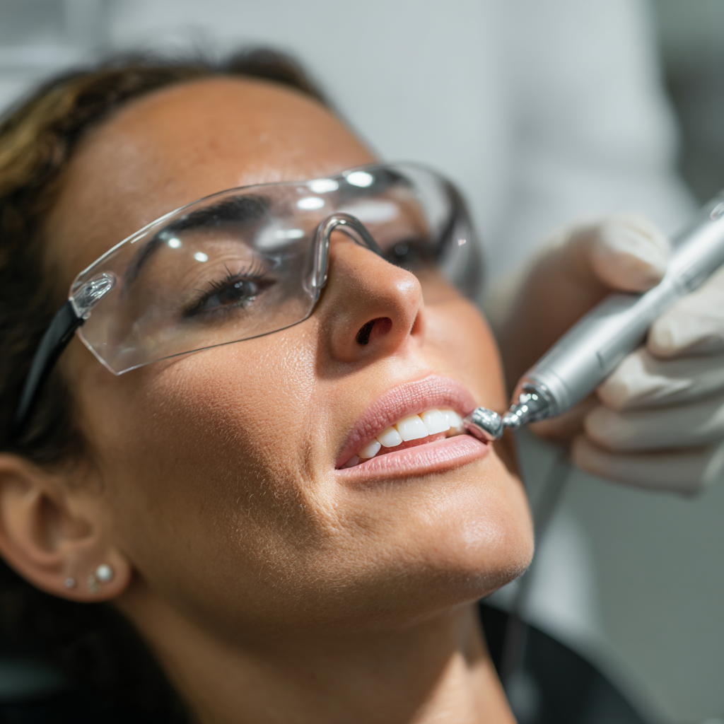 Чистка зубов Air-Flow: что это, как проходит